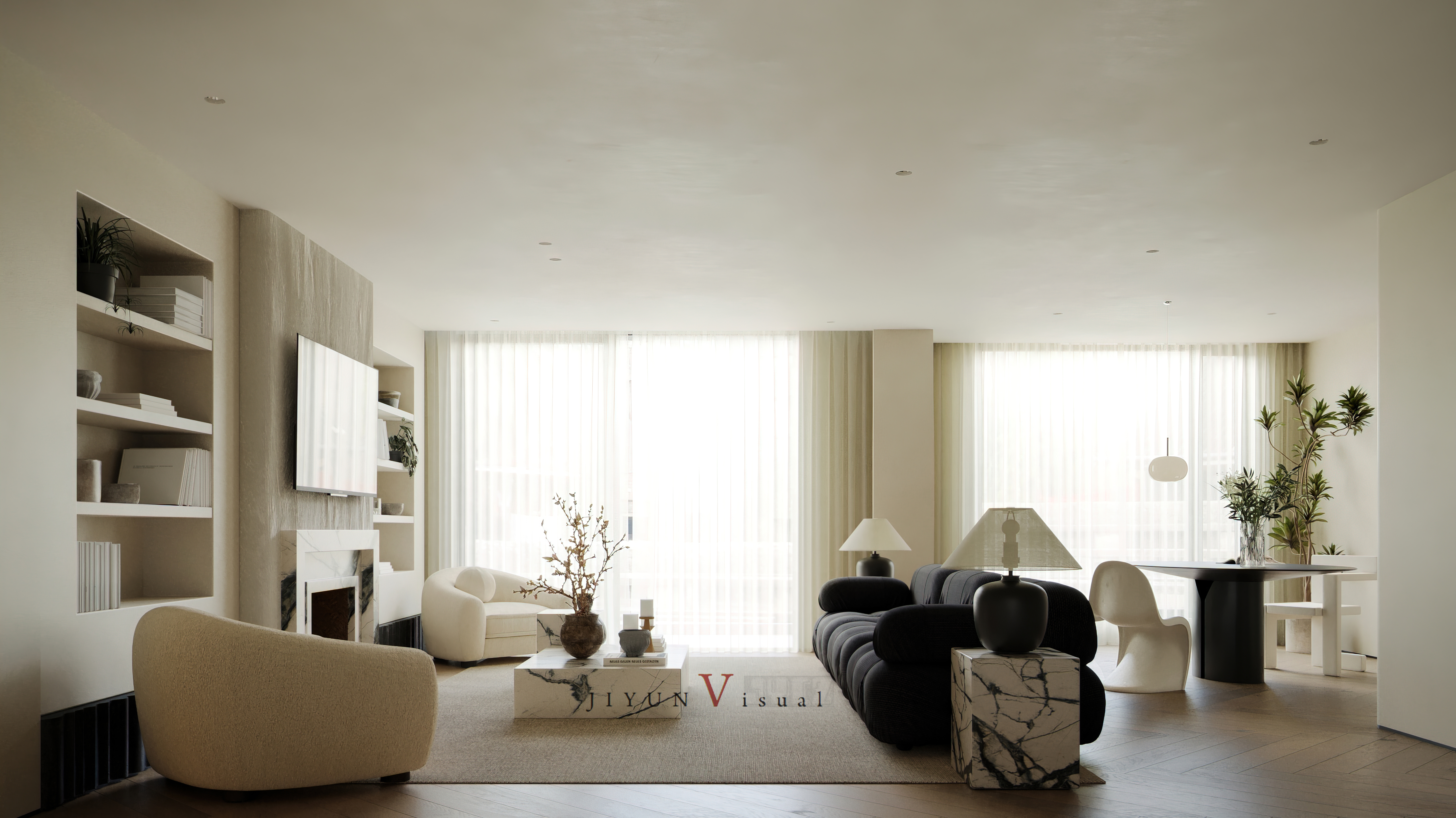 简约风格室内设计作品丨中国北京-8