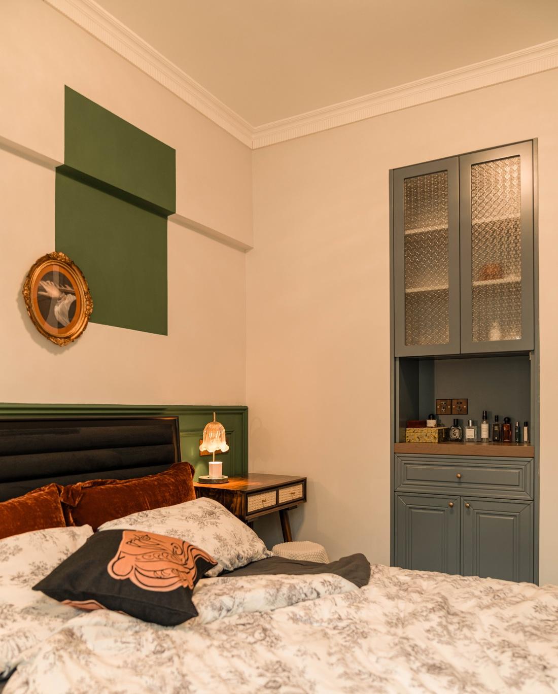 庄园浪漫 · 90 后海归女孩的复古精致小两室公寓设计-41