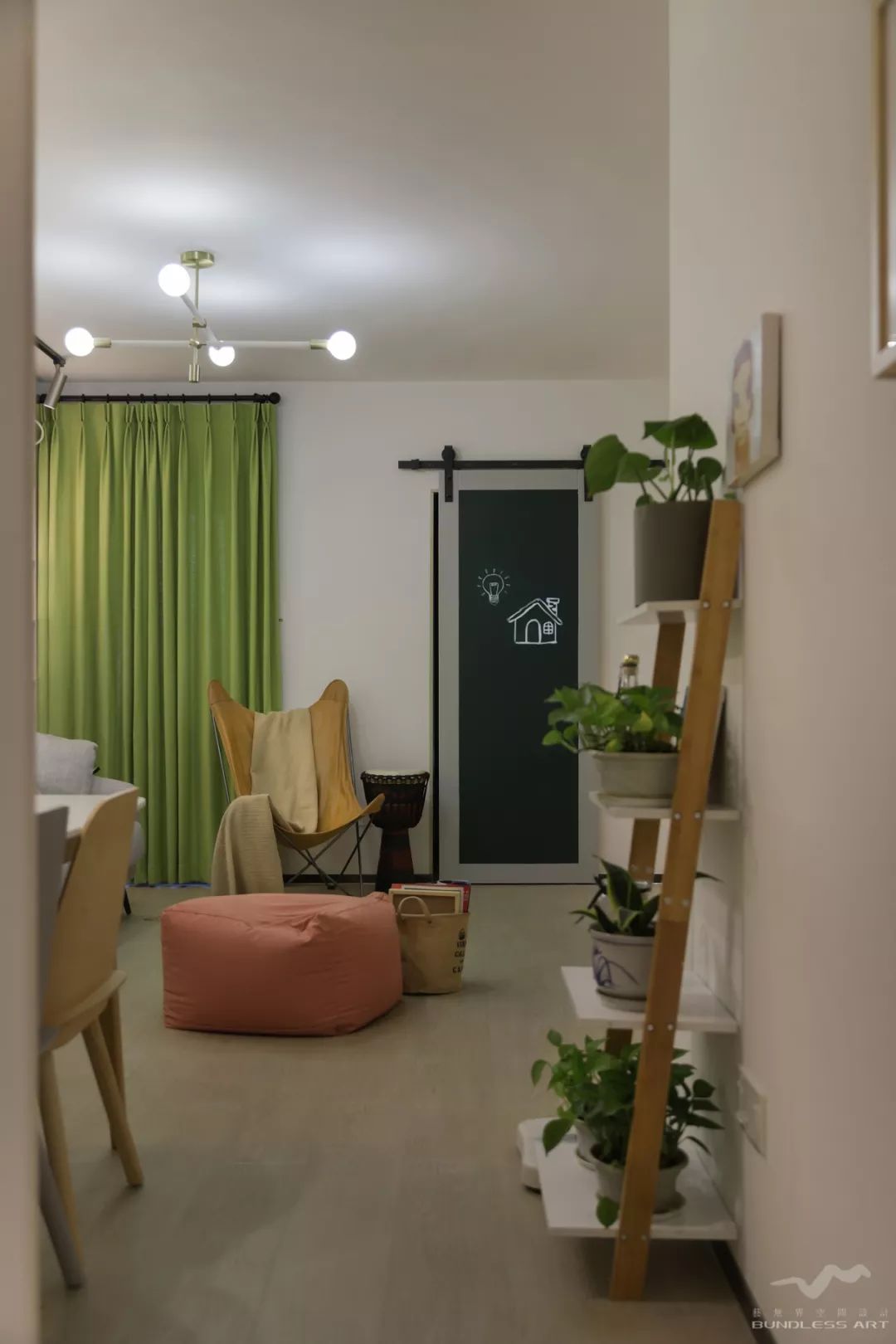 深圳福田 65 平小户型，华为女白领的绿色艺术生活-25