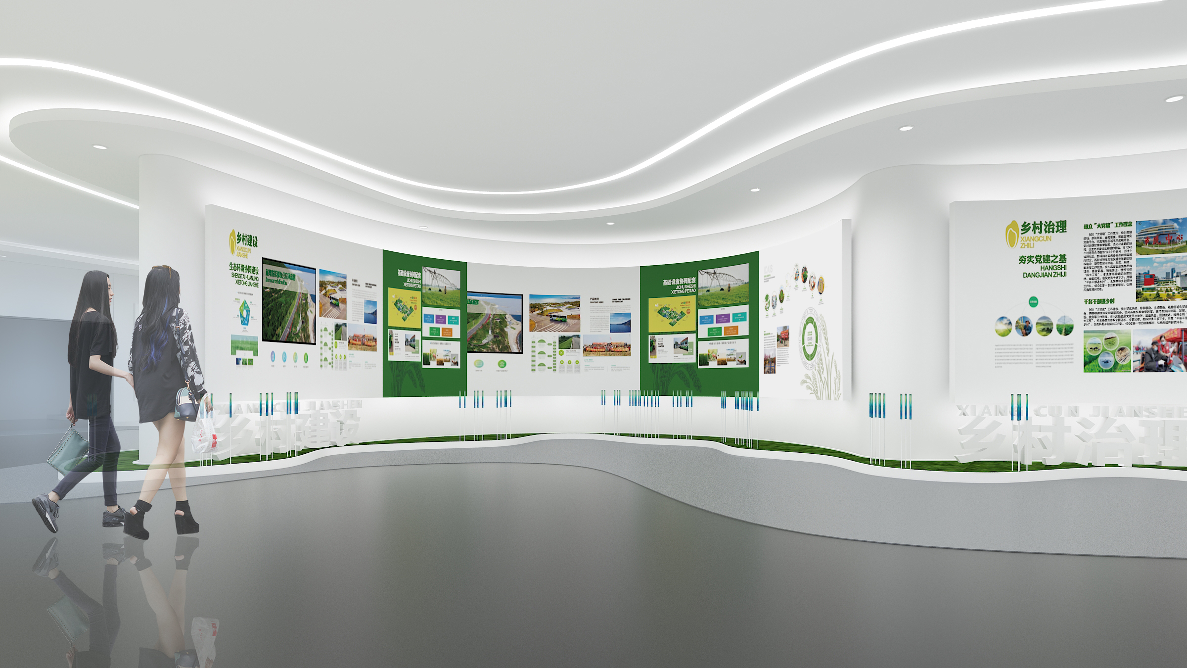 某区城镇融合展厅丨水经筑设计事务所-13