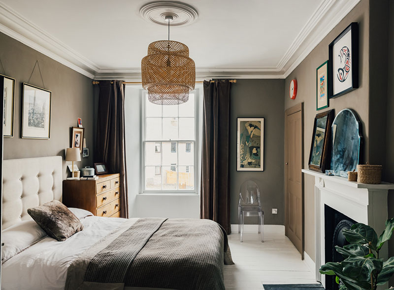 英国 200 年历史的彩色小屋-13