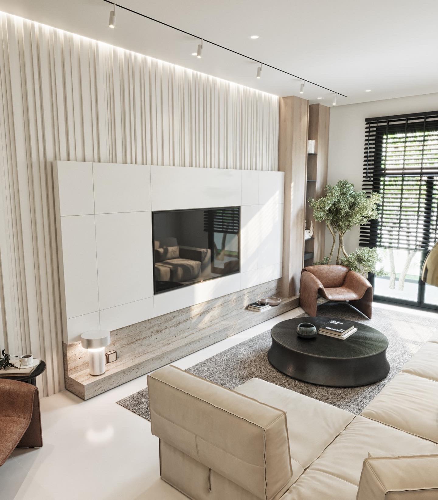 Hall design with aquarium-0