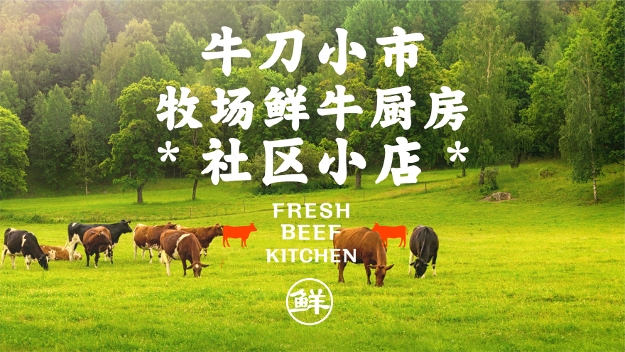 牛刀小市·牧场鲜牛厨房丨πBRAND派派品牌设计-21