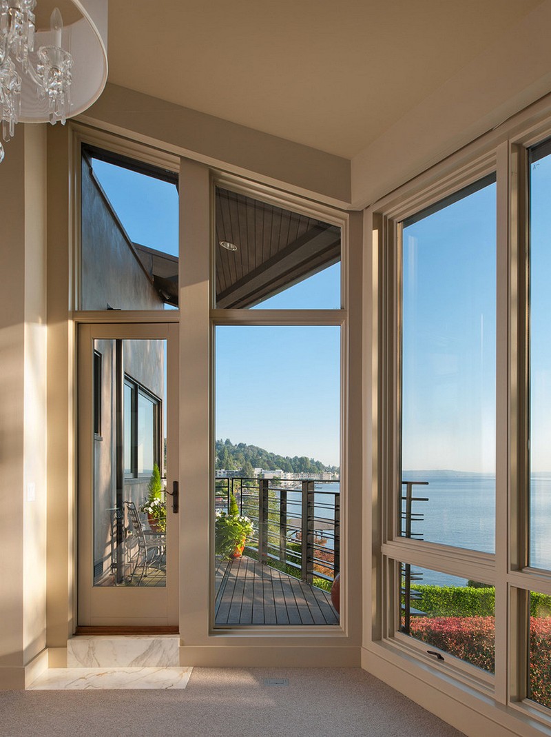 西雅图湖边梦幻住宅，绿色环保与传统现代交融-22