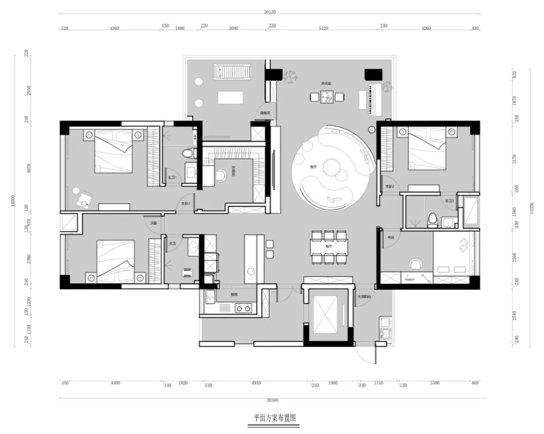 澜湖国际 205m²智能家居空间丨闫晶晶-8