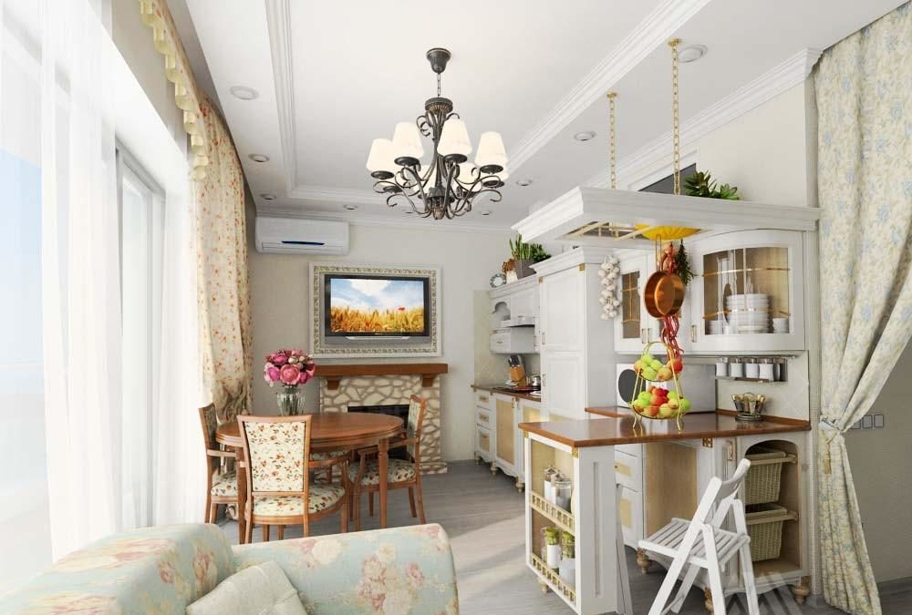 12平米厨房客厅一体化设计-211