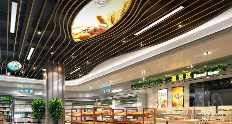 一线品牌天霸设计的城市综合体中庭装修效果图解析-22