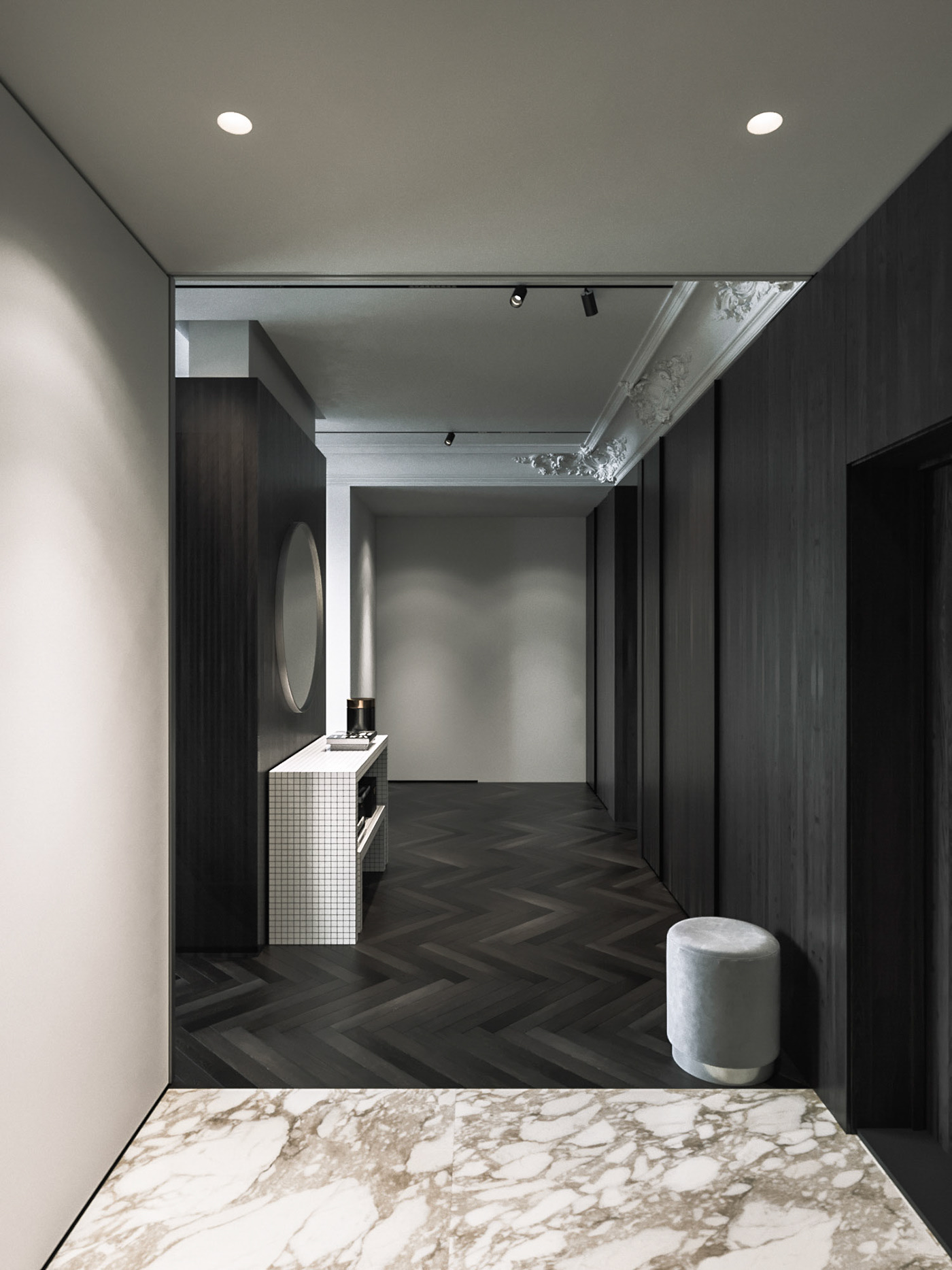 136平 欧式元素 点缀的现代空间-5