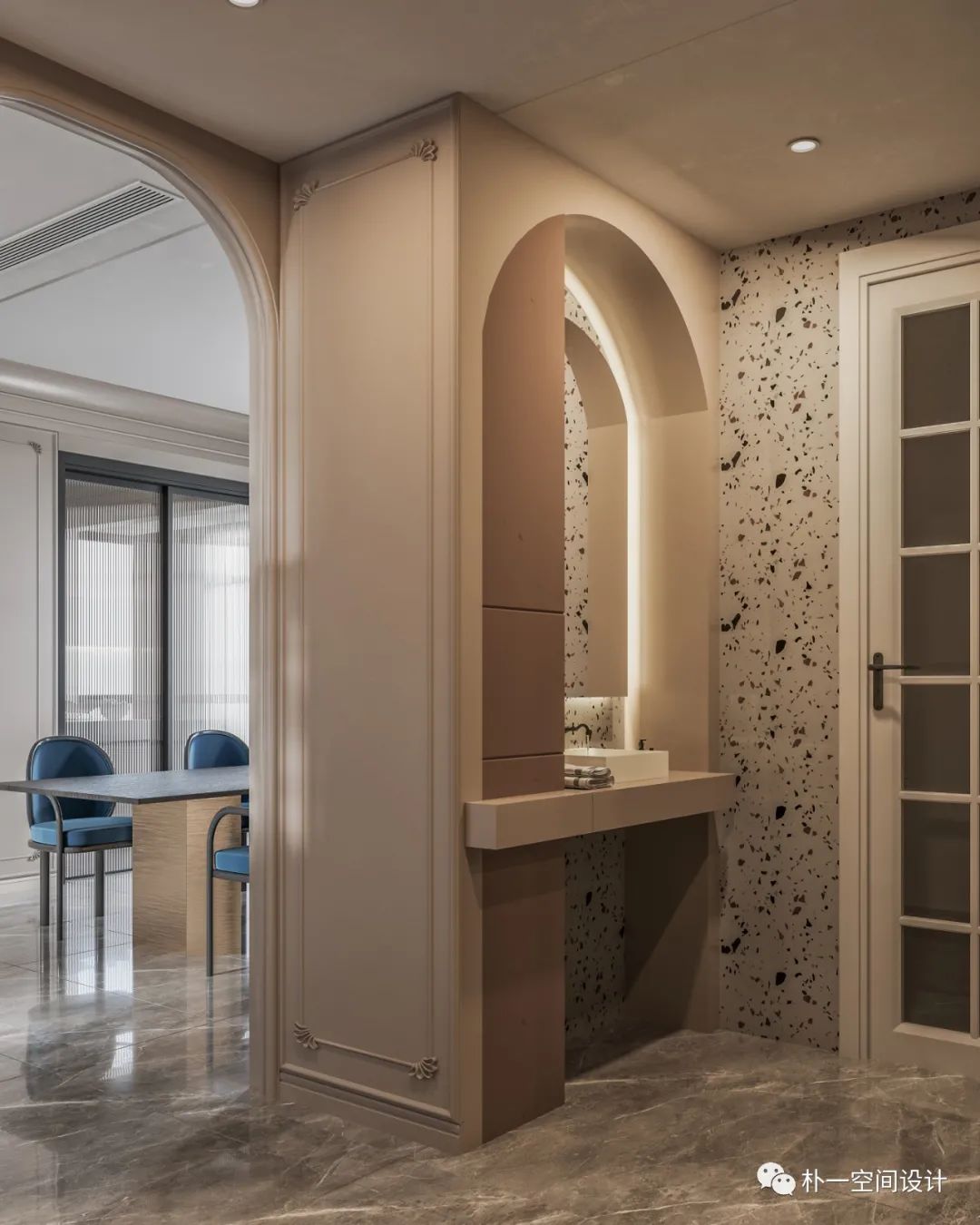 轻奢美式家居设计丨中国亳州丨朴一空间设计-41