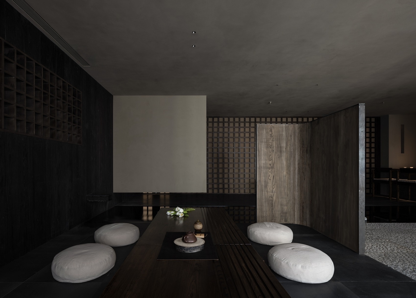 内观山河·岚洱茶事丨中国西安丨仝屿建筑空间设计-35