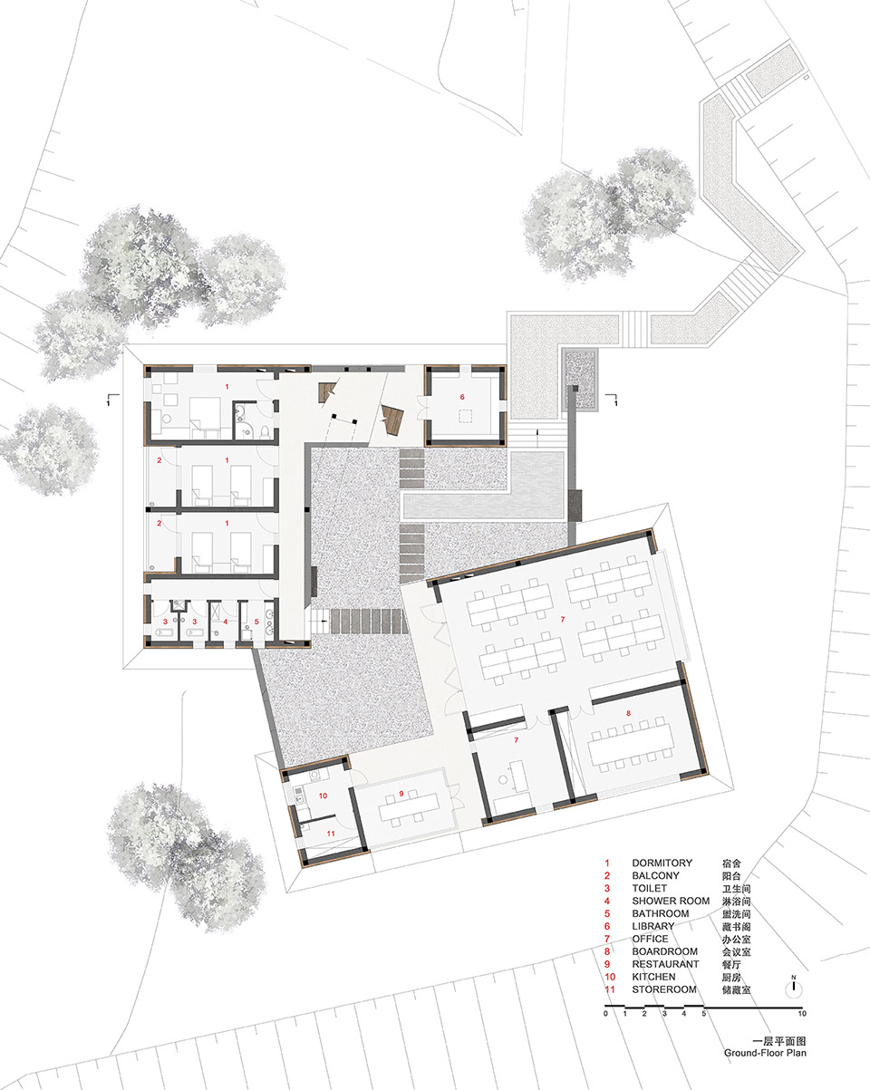 金凤书院，秦岭 / 土木石建筑-48