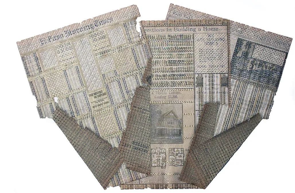 Myriam Dion 报纸改造艺术-47