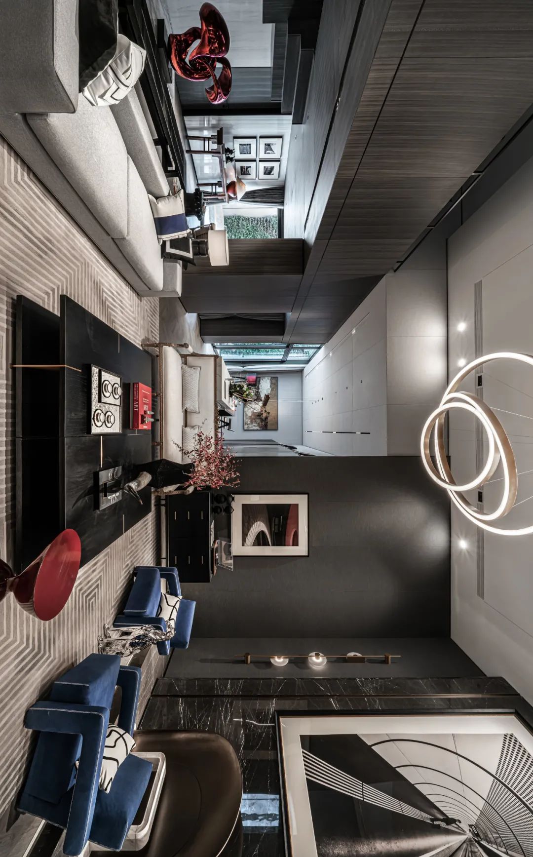 福州首开国仕府 600m² 合院别墅样板间设计丨中国福州丨李益中空间设计-12