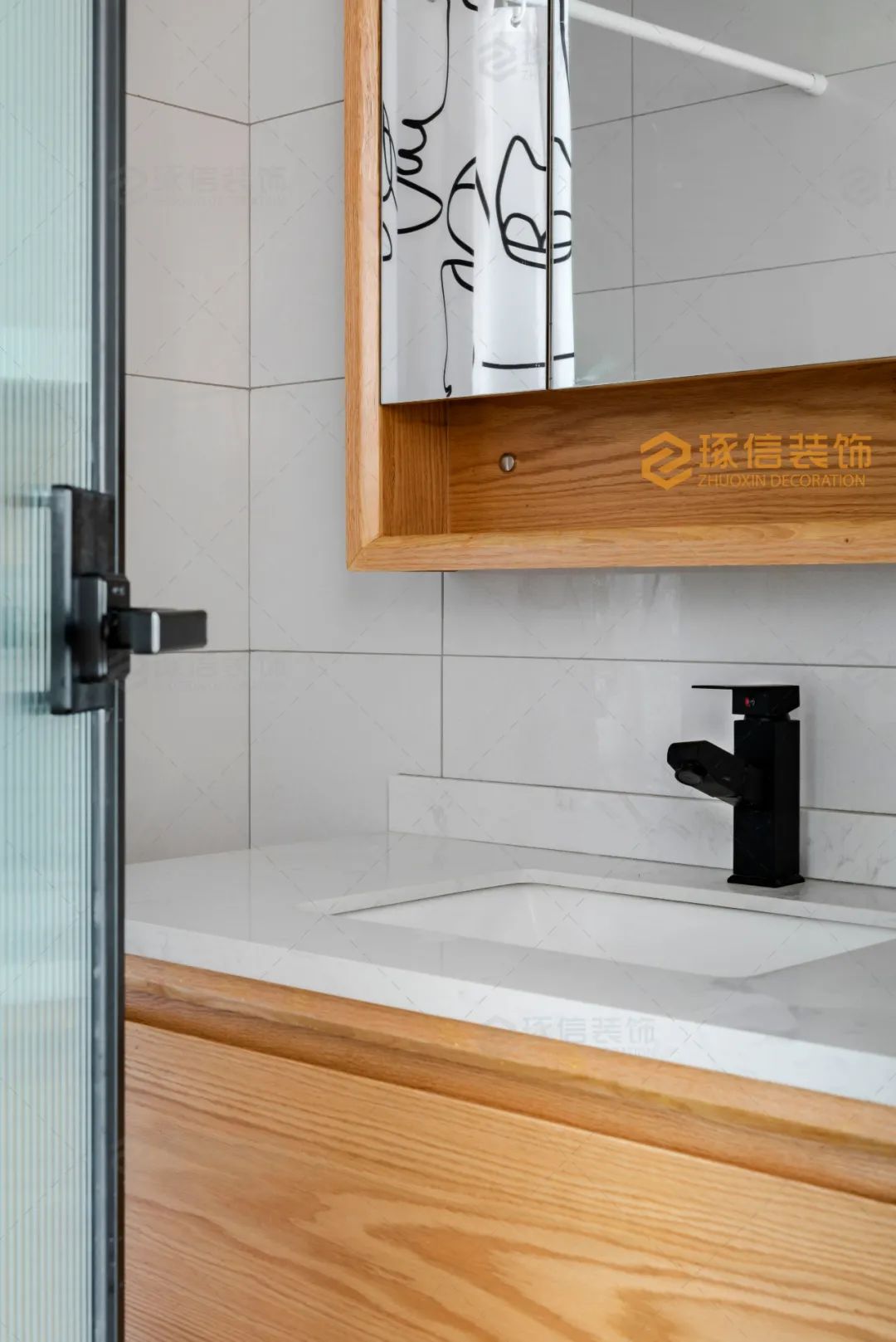 现代北欧风，华侨城云溪别院 90 平米三室两厅一厨两卫-53