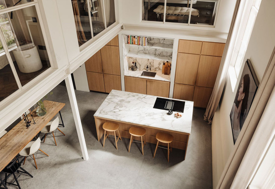 阿姆斯特丹前学校建筑中的时尚阁楼-17