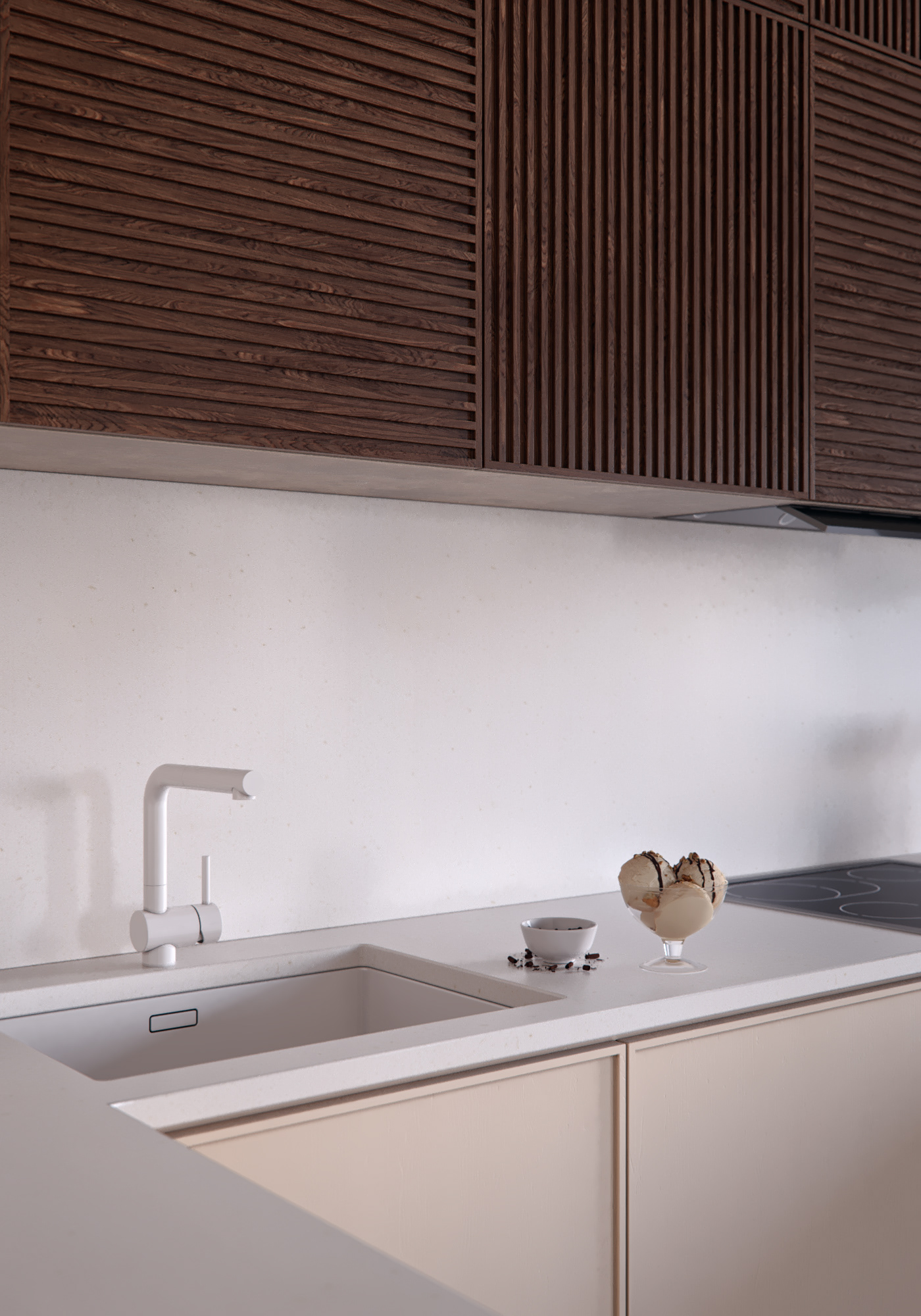 豪华厨房与客厅丨俄罗斯圣彼得堡-4