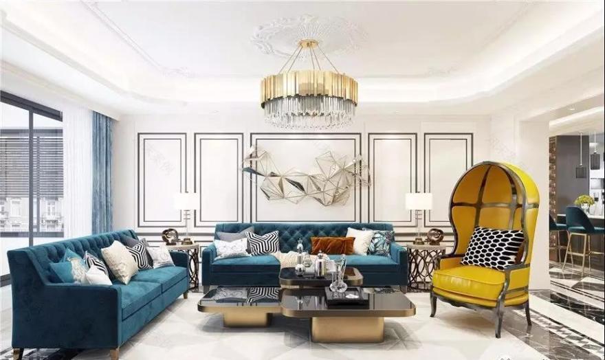 简欧遇上轻奢,打造精致典雅居住空间-4