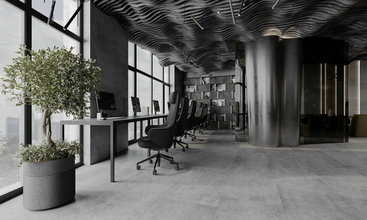 乌克兰基辅 115㎡办公空间设计-6