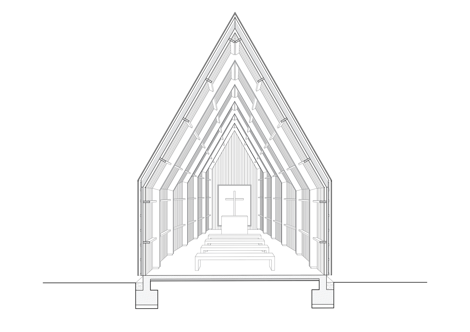德国奥索尔诺诊所教堂丨智利丨AM Arquitectura-19