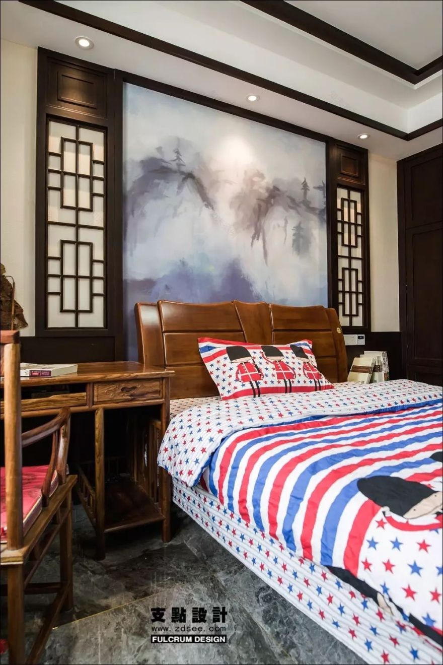 锦绣华府·听泉亭 | 现代元素与传统元素完美结合的中式设计-21