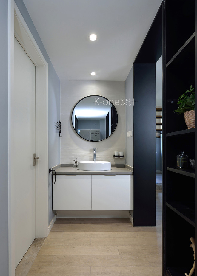 治愈·函数——130㎡治愈系北欧风住宅  k one设计-15