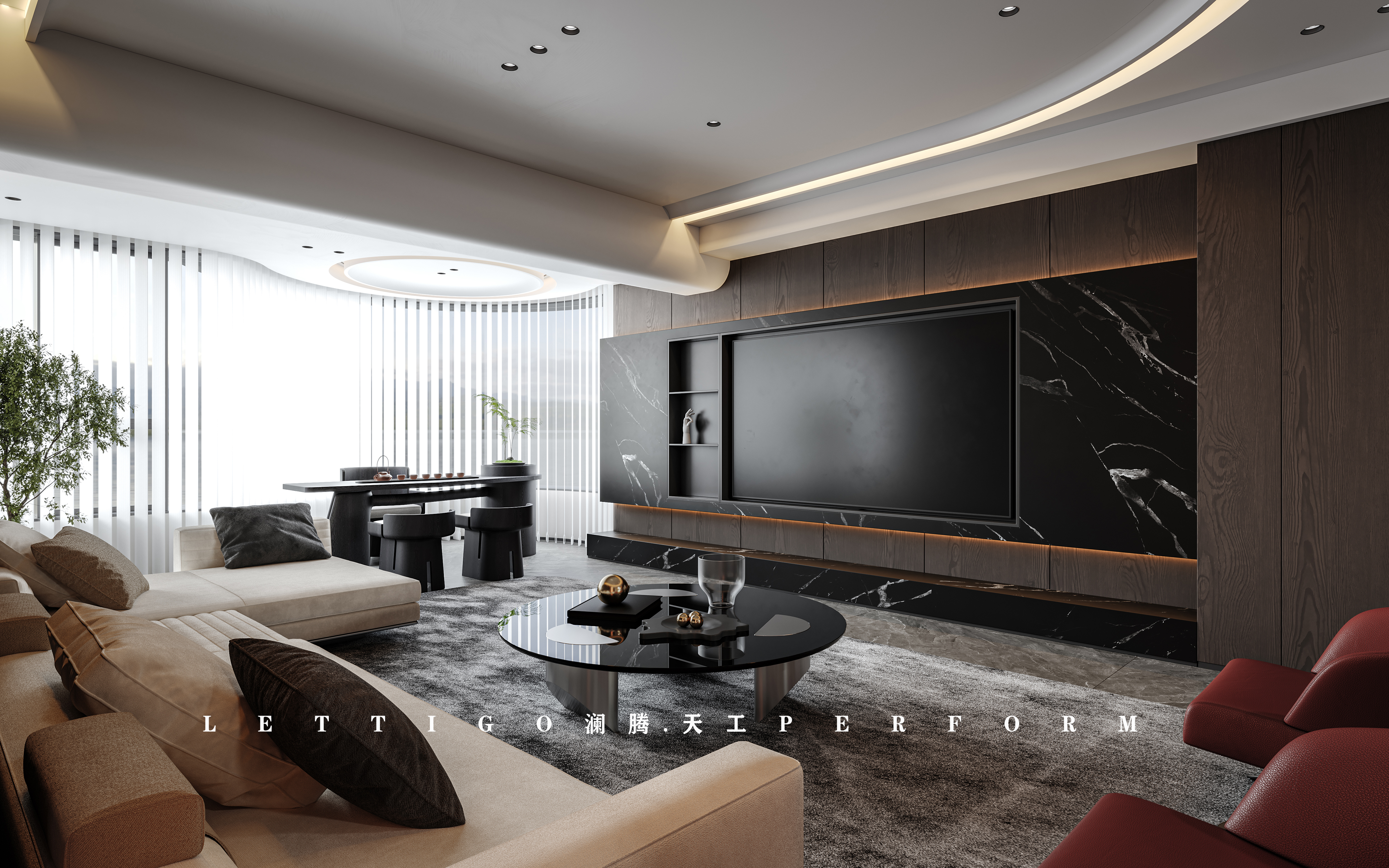 意式风格大平层，既奢华又不浮夸-0