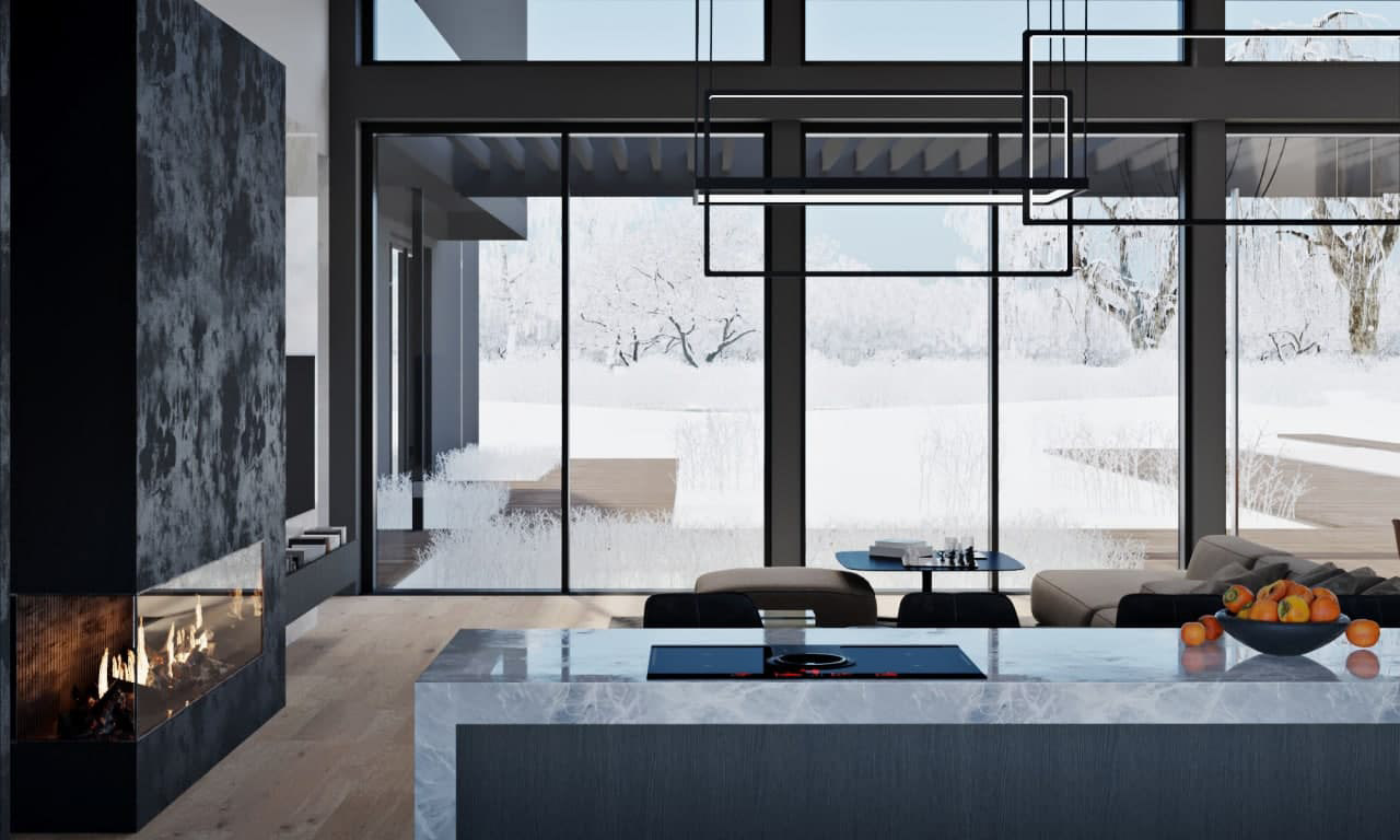 乌克兰 600平超大空间简约设计！                     -14