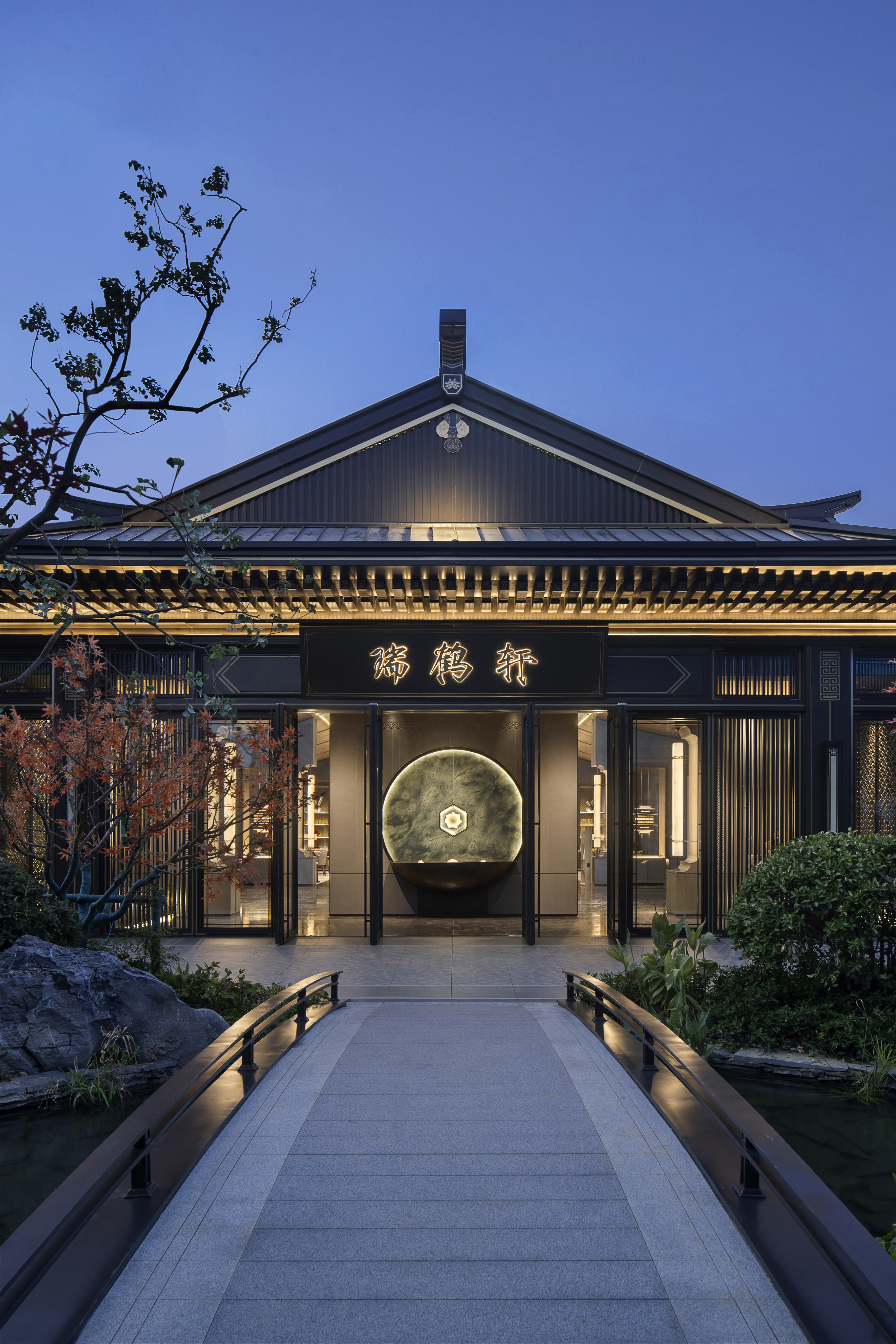 深圳盘石设计 | 700㎡中式售楼处，墨香雅韵，风雅成赋-13