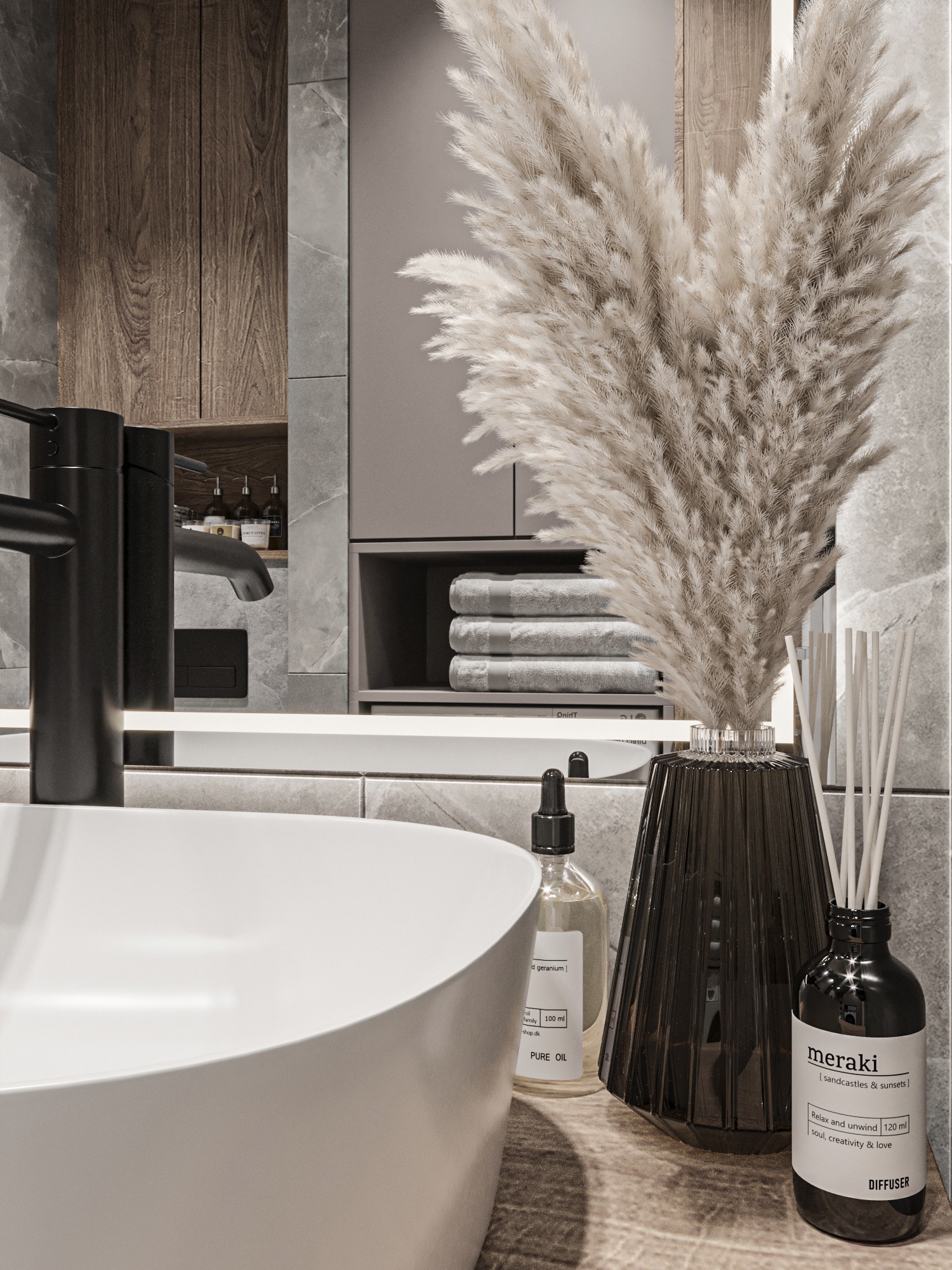 ЖК "МинскМир" 小区 4 平方米卫生间设计项目丨白俄罗斯明斯克丨LILO STUDIO-13