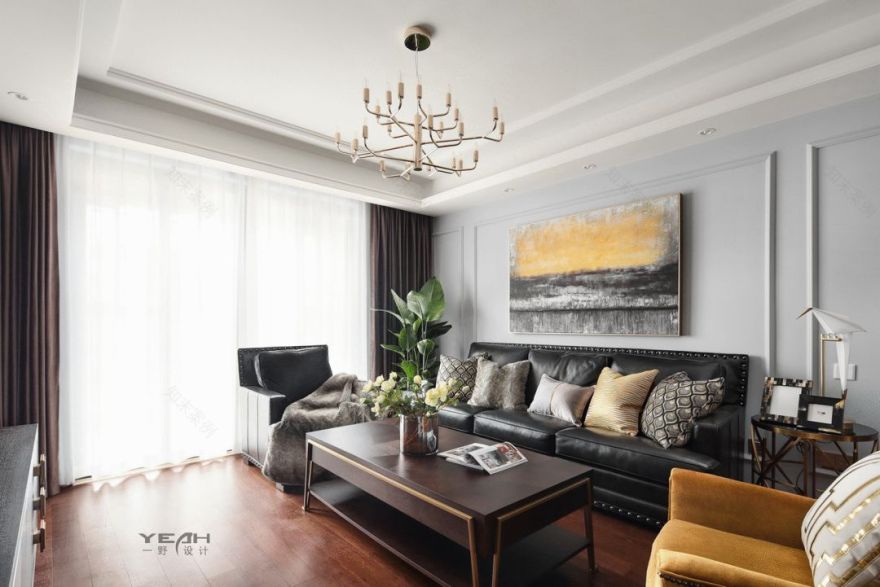 现代美式家,金属线条与少女心的完美结合-21