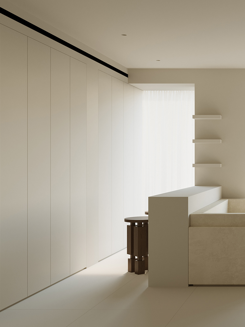 120㎡ 纯净极简的家-3