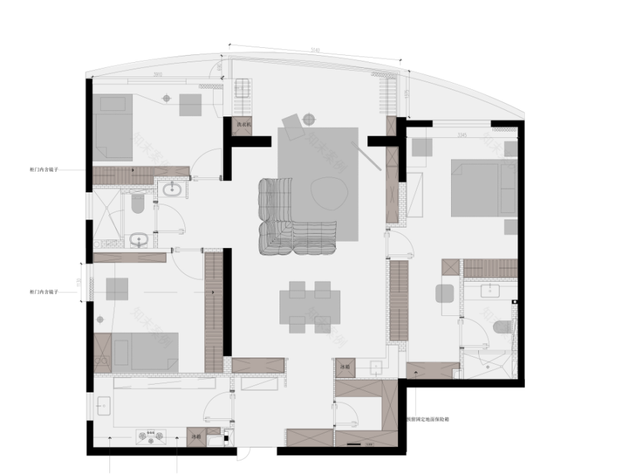 武汉 160㎡现代家居设计丨中国武汉丨示觉设计-0