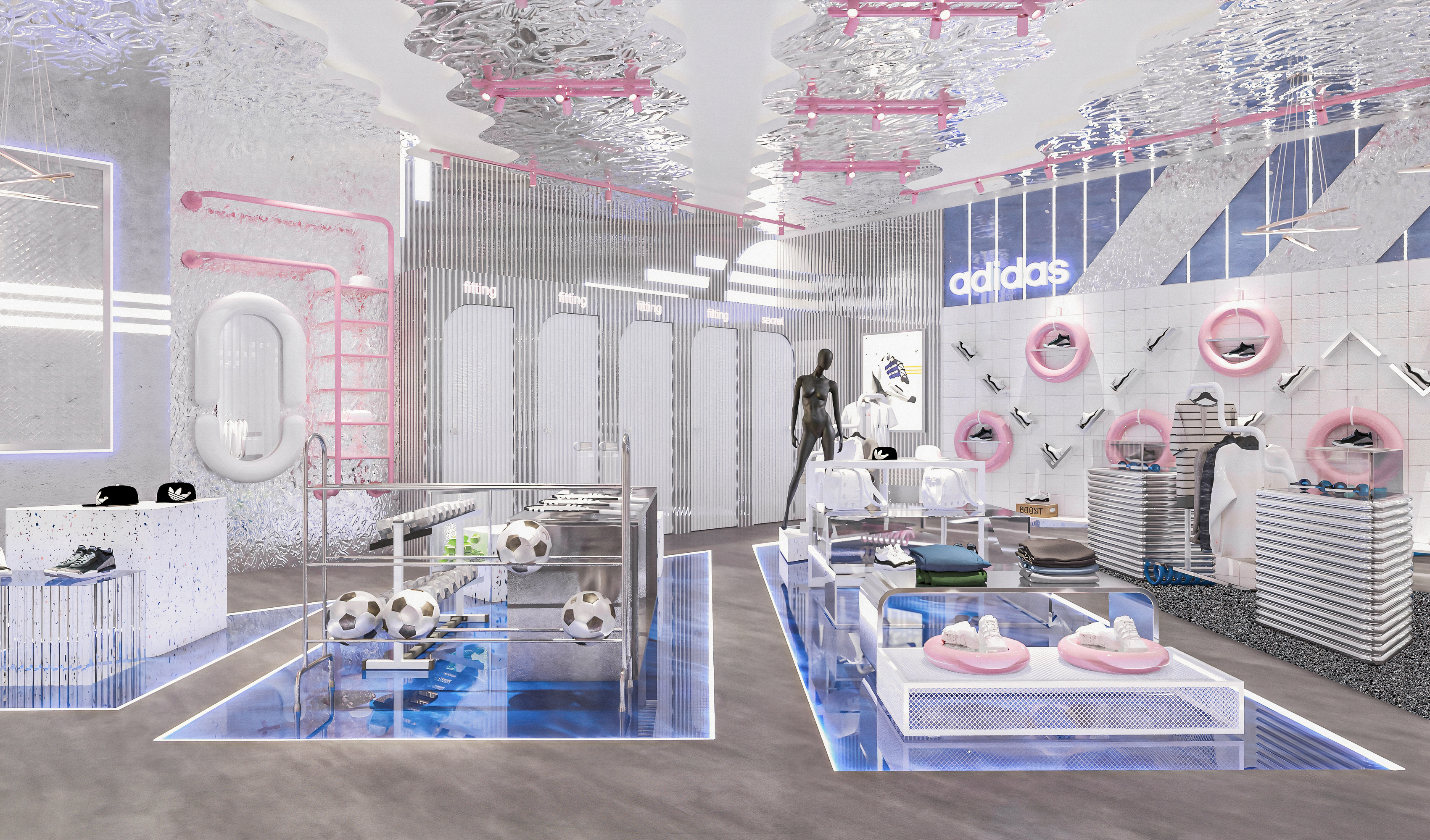 阿迪达斯店铺概念-11