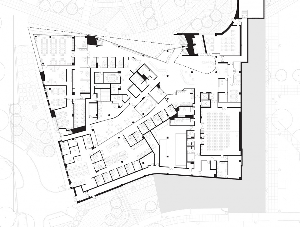摩根州立大学学生服务中心丨美国巴尔的摩丨Teeple Architects+GWWO Architects-74