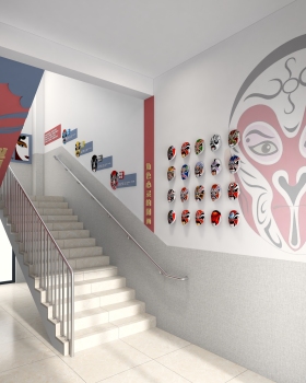 【学校楼梯文化】非遗戏曲