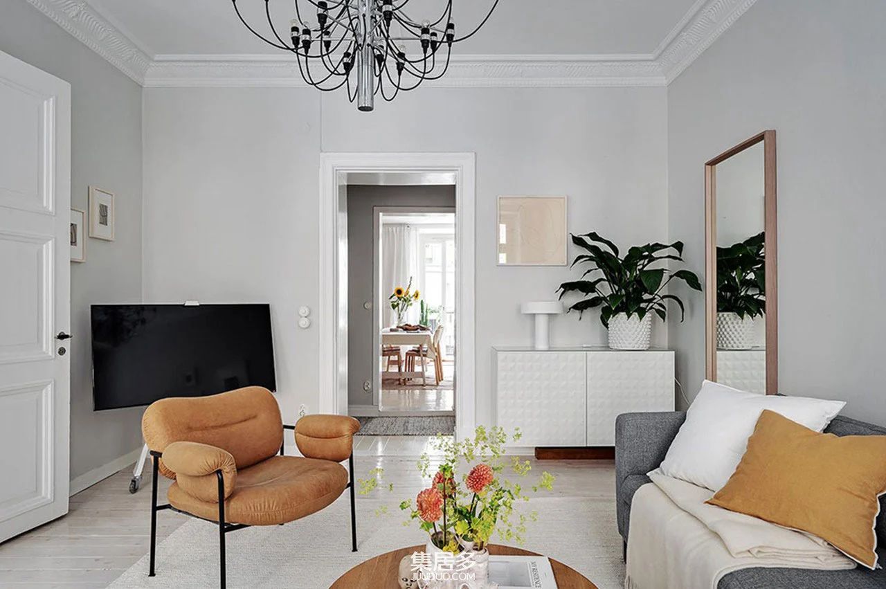 66 平方米白色公寓-17