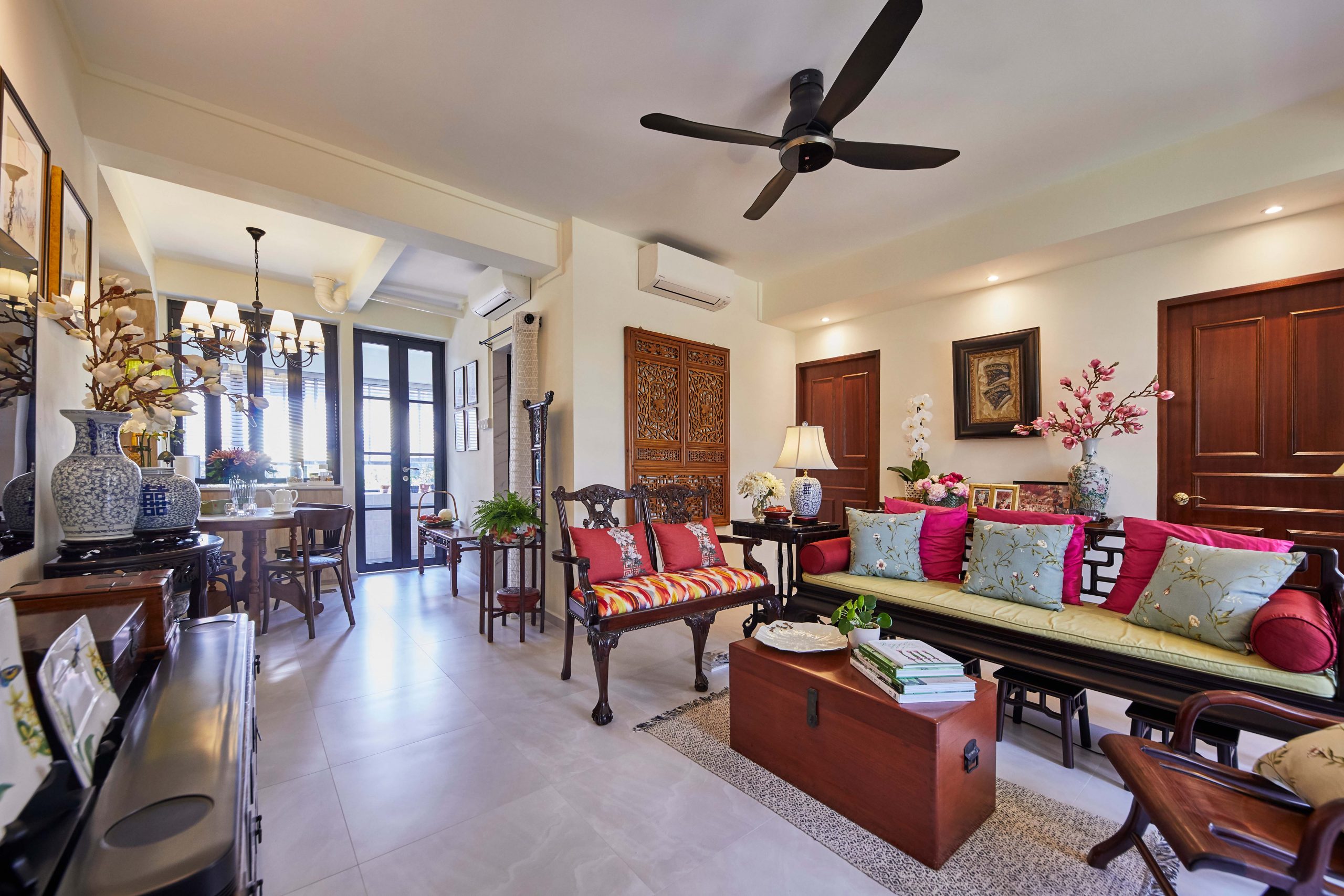 Moh Guan Terrace现代东方风住宅室内设计丨新加坡丨The Interior Lab,设计师 Vincent Wang-23