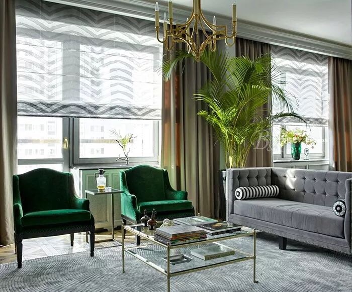 高级灰+绿色，自然派氧气空间：撩人上演都市新优雅-12