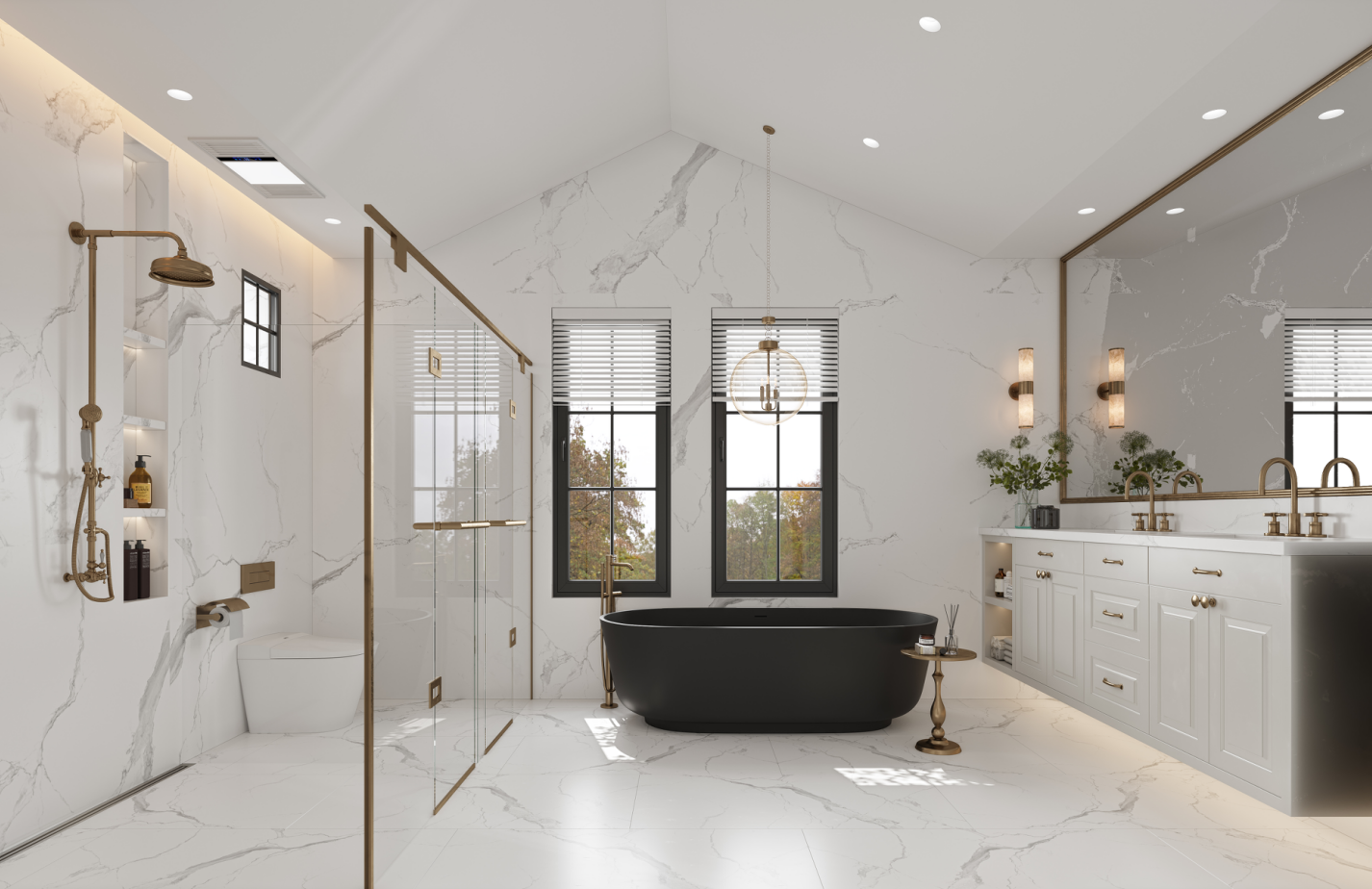 现代美式|3D渲染图-7