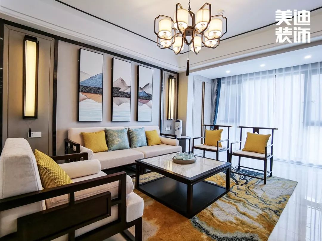 长沙中建梅溪湖中心 | 新中式湖景房,160㎡演绎东方神韵-16