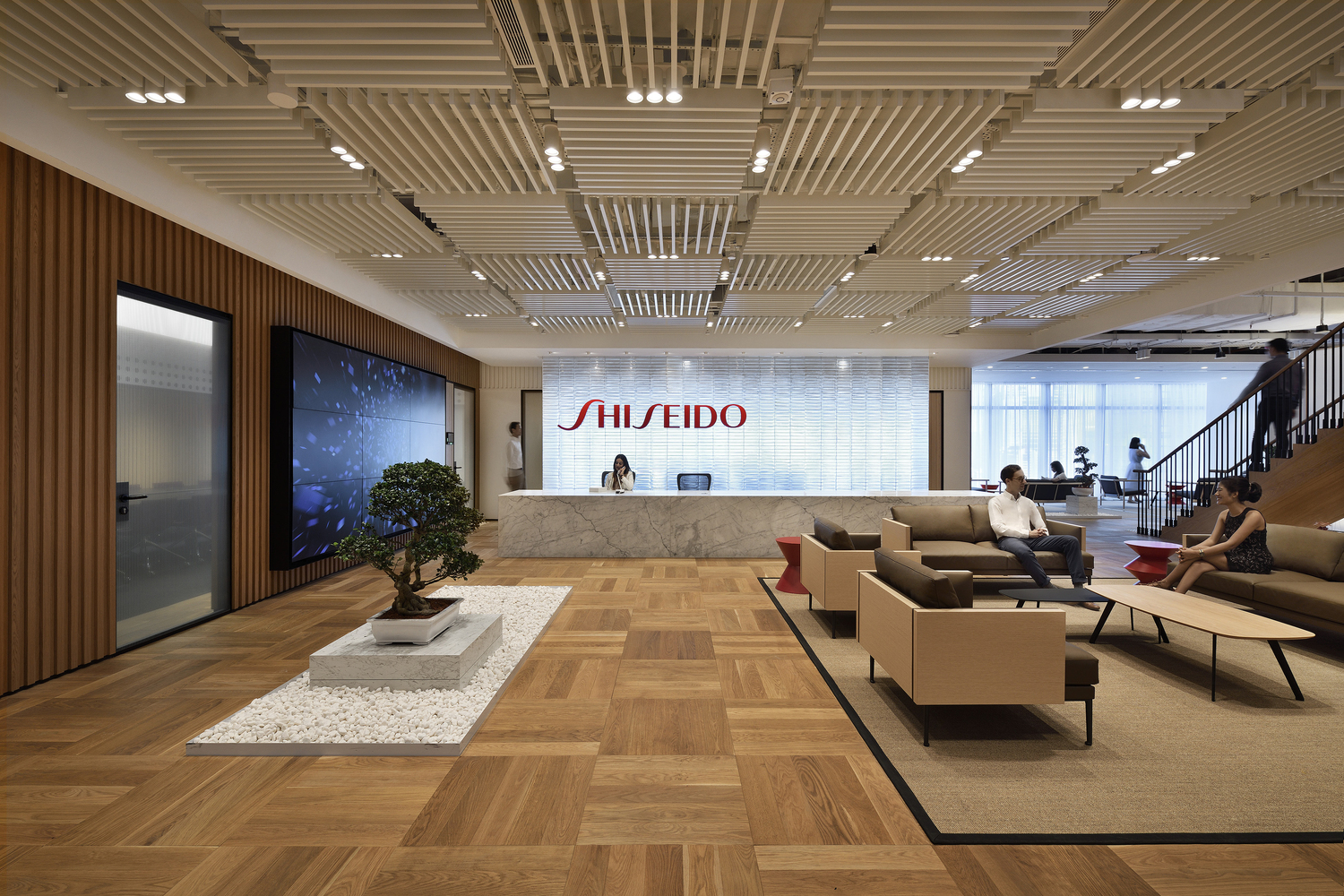 新加坡 Shiseido 办公室设计展示现代简约风格-8