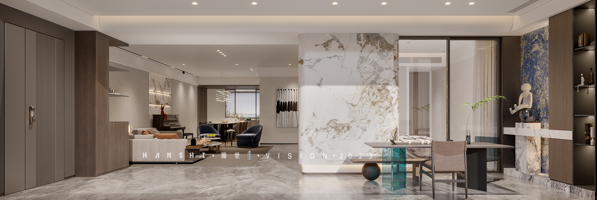 现代轻奢丨瀚世表现-7