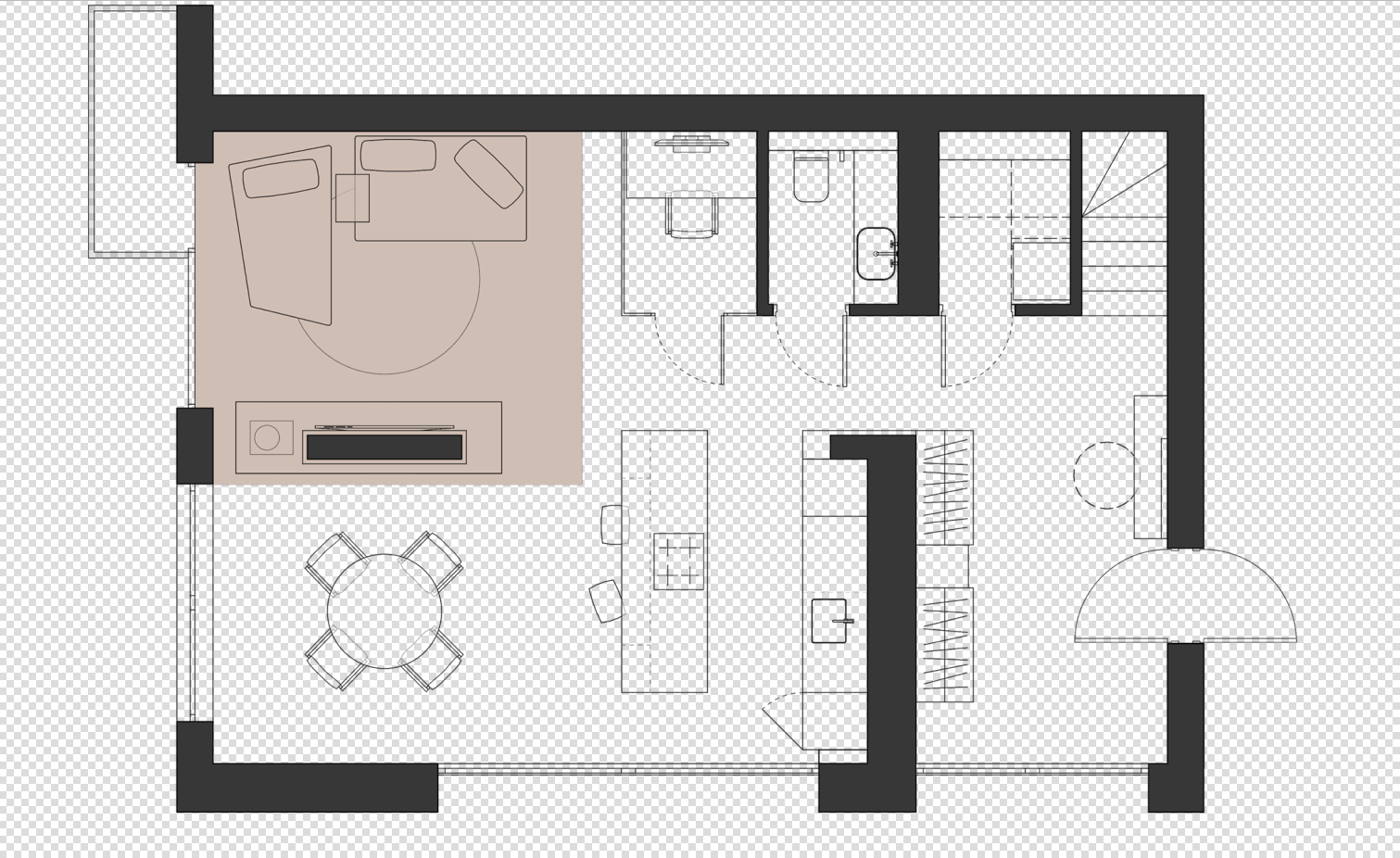 复式户型-一层简约设计！-24
