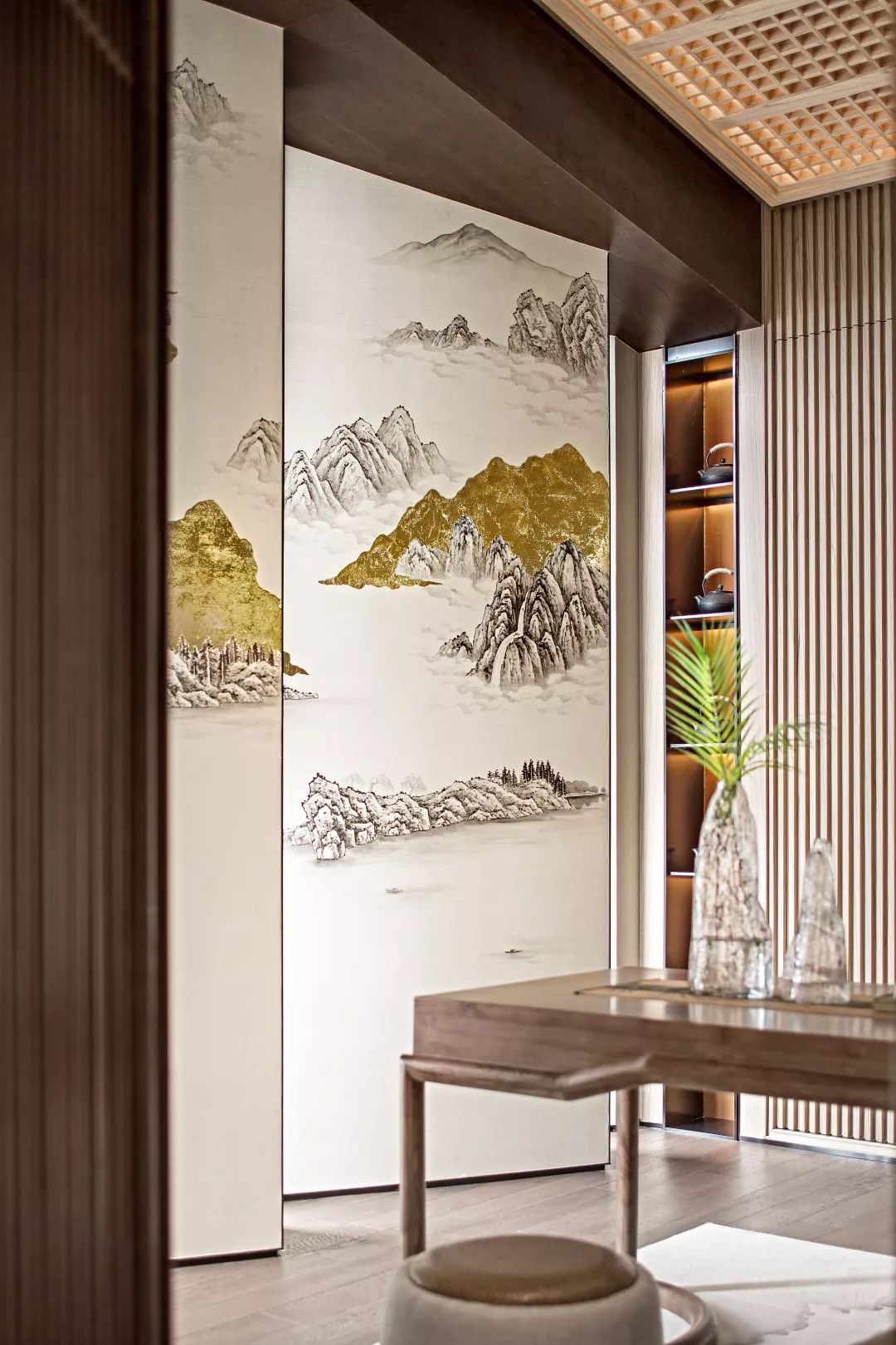 崇義綠邦合一山居銷售中心 | 竹鄉文化的室內空間演繹-42