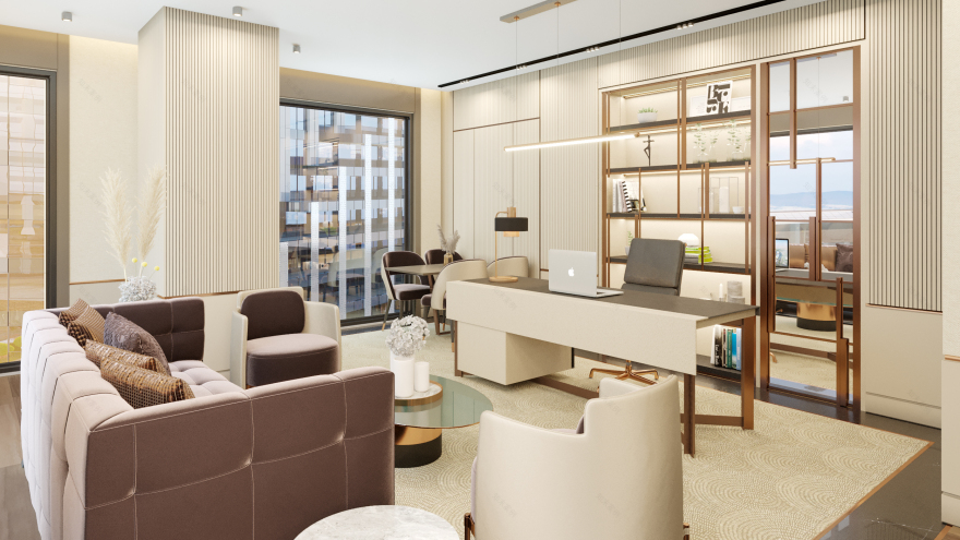 家庭工作空间区域丨土耳其安卡拉-25