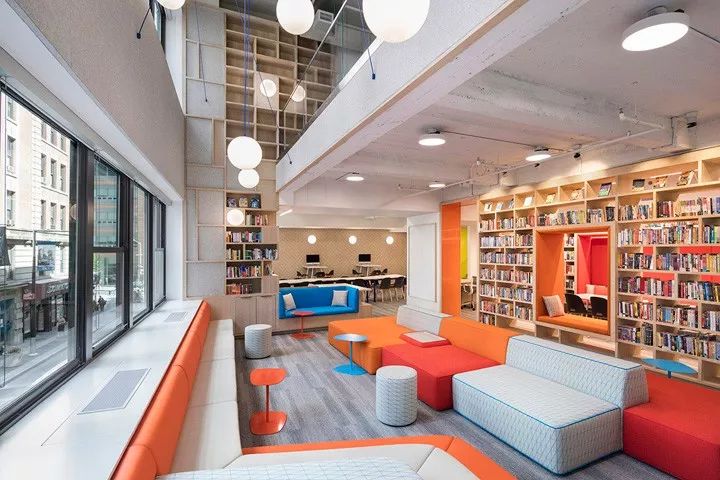 曼哈顿“蓝校”打造多彩学习空间-6