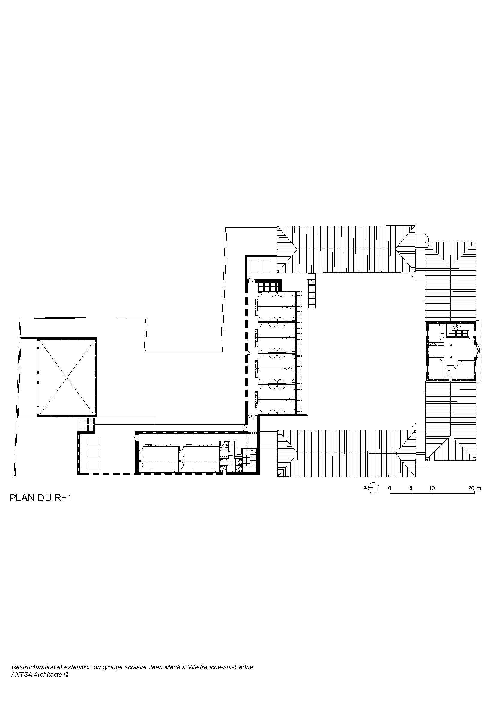 Groupe Scolaire Jean Macé 学校扩建项目丨法国丨NTSA Architectes-17