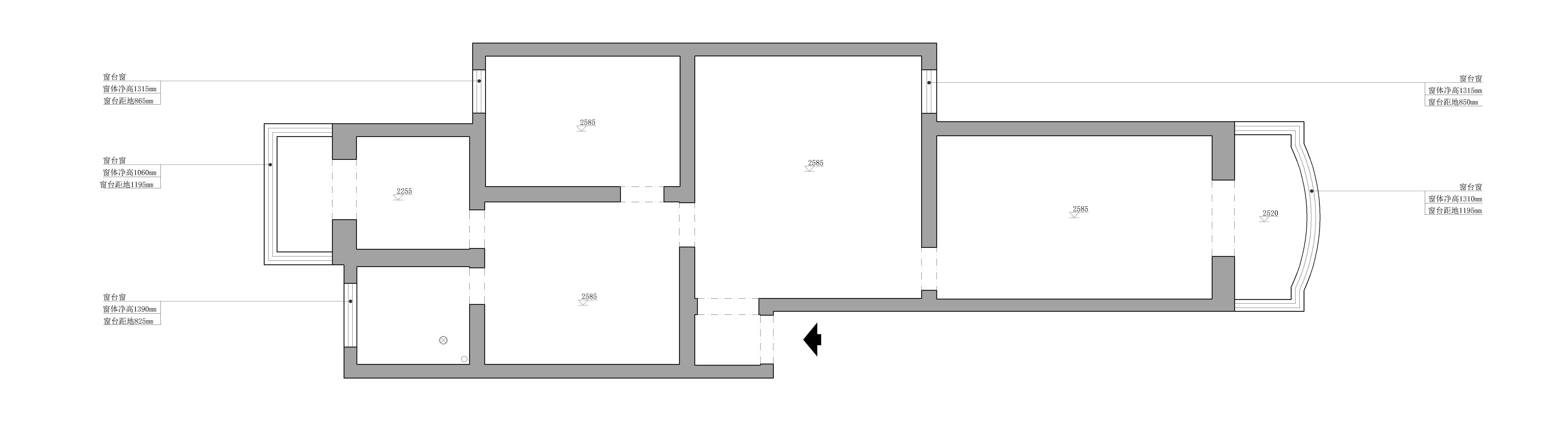 94㎡简约中古宅改造-62