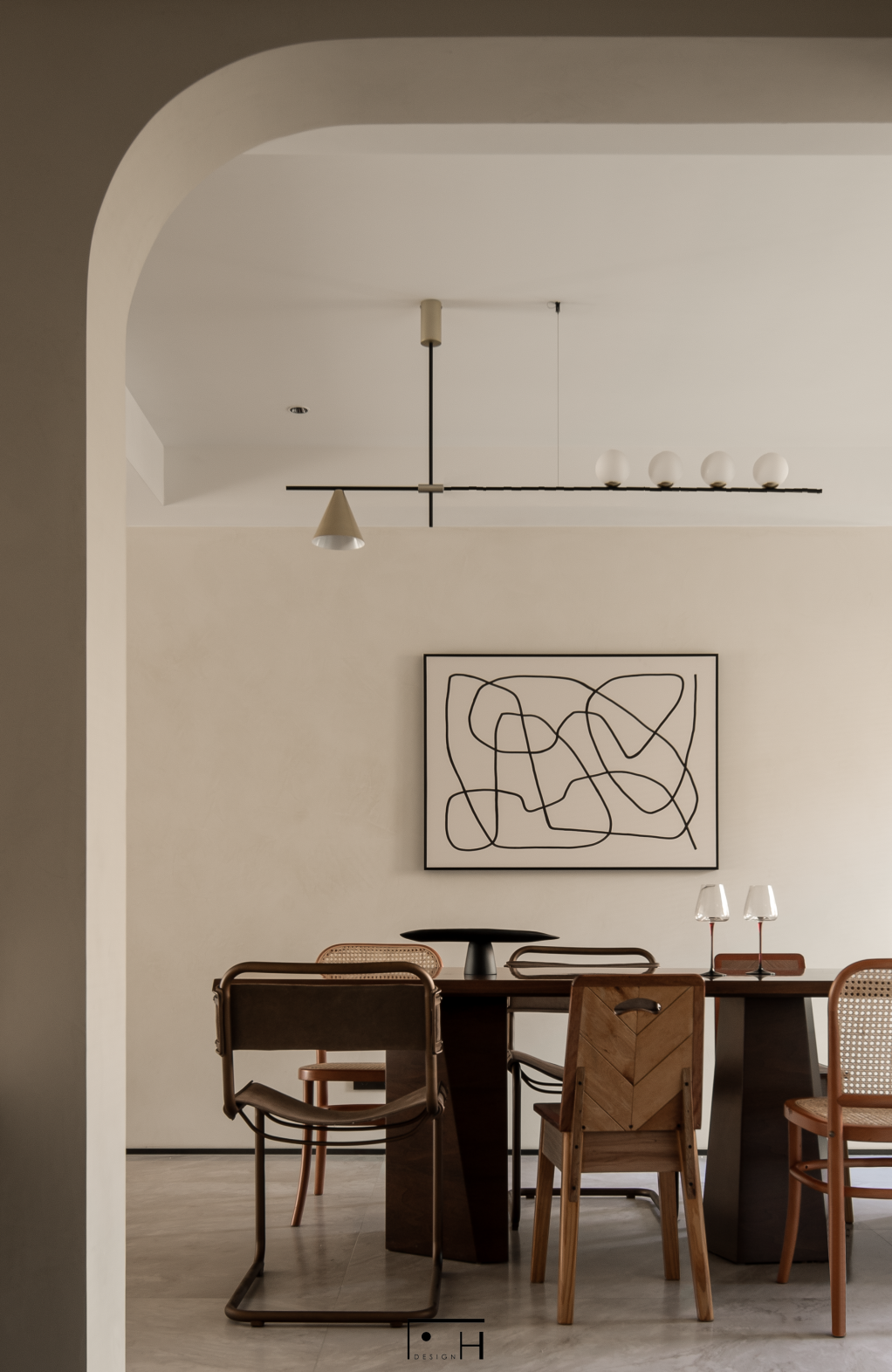 曲线与线的完美交融 · 浙江诸暨御江湾家装设计丨中国浙江丨栗禾设计-25