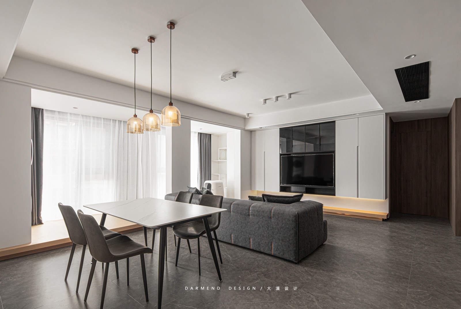 两人三喵的幸福生活丨中国南京丨大漠·室内设计-12